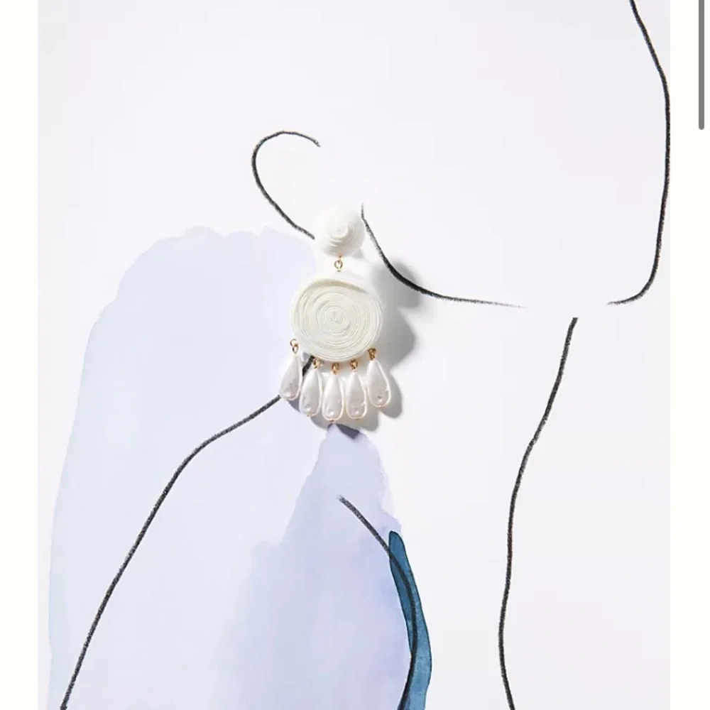 NWT lake life preppy circle drop earrings - Picture 3 of 5